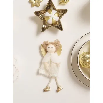 Vánoční dekorace Sinsay - Vánoční dekorace ve tvaru andílka - bílá - 826FP-00X - 826FP-00X-ONE