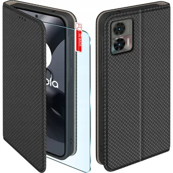 Pouzdro na mobilní telefon Pouzdro s klopou KrainaGSM pro Motorola Edge 30 Neo, černé