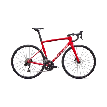 Silniční kolo Specialized Tarmac SL8 Comp 105 Di2 Gloss Red Tint Silver Dust 61