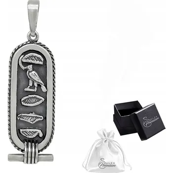 Přívěsek Přívěsek Stříbrný přívěsek 925 Egyptské Hieroglyfy