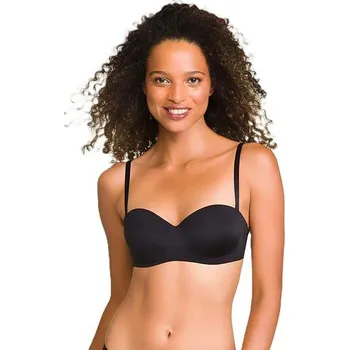 Podprsenka Černá dámská podprsenka bez kostic Dim WIREFREE STRAPLESS BRA DIM Other 1730294