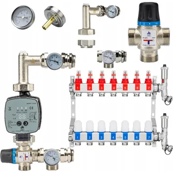 rozdělovač topení Rozdělovač DAMIX 7 okruhů