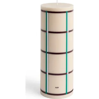 Svíčka Dekorativní svíčka HAY Column Candle 9 x 25 cm béžová barva AB401.A603.AU46 02X