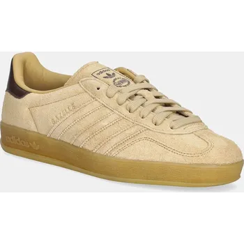 Pánské tenisky Semišové tenisky adidas Originals Gazelle Indoor pánské, béžová barva, JQ8400 80X, EUR 44 2/3
