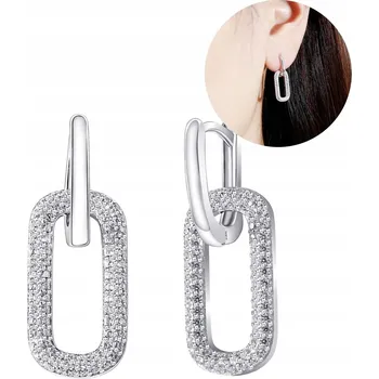 Náušnice POSTŘÍBŘENÉ NÁUŠNICE S ANGLICKÝM ZAPÍNÁNÍM STŘÍBRO 925 PRO ŽENY