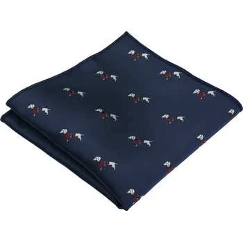 Látkový kapesník Tmavě modrý pánský kapesníček PES