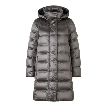 Dámský kabát Dámský péřový kabát Lynn-D5 v šedé barvě 38