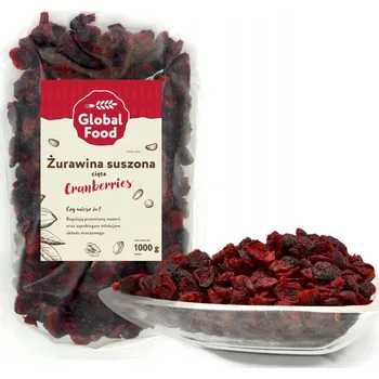 Sušené ovoce Sušené brusinky Global Food 1000 g