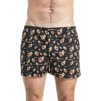 Trenýrky Meatfly pánské trenýrky Agostino Skeleton Double Pack | Mnohobarevná | Velikost S