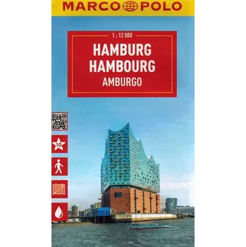 MARCO POLO Cityplan Hamburg 1:12.000. 1:12'000 Městský plán Hamburku MARCO POLO 1:12 000 - kolektiv autorů
