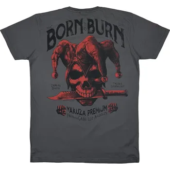 Tričko YAKUZA PREMIUM 3910 dunkelgrau Barva: Černá, Velikost: L