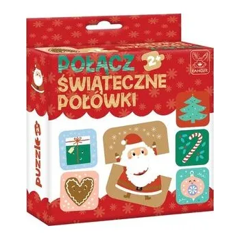 Puzzle Połącz Świąteczne Połówki
