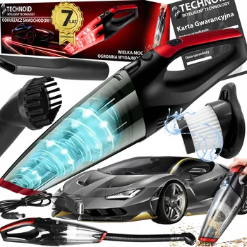 Vysavač Vysavač do auta Technoid bezdrátový cyklonový 400 W s HEPA filtrem
