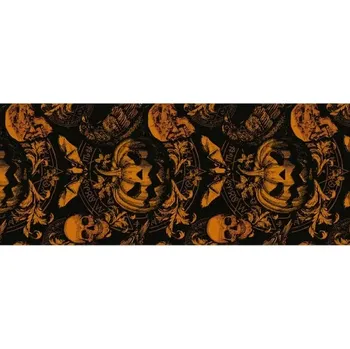 Jednorázové nádobí Papírový běhoun na stůl Děsivá dýně 275 cm