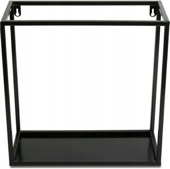 police Nástěnná police HowHomely 10-1581/35/ kovová černá 35 cm