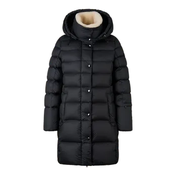 Dámský kabát Dámský péřový kabát Nicci-DF1 v černé barvě 38