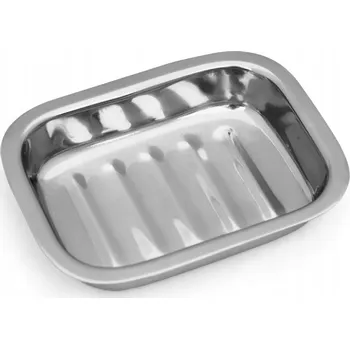 Mýdlenka Volně stojící Mýdlenka Tade stříbrná, šedý kov