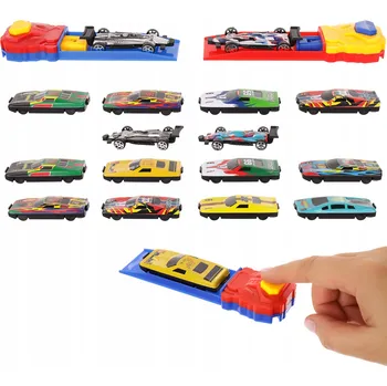 autíčko LT361 SADA 18 AUTÍČEK + 2 VYSTŘELOVAČE