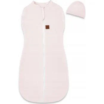 Zavinovačka MimiNu SOFT Zavinovačka pytel 2 v 1 pro miminka s čepičkou, 62 cm