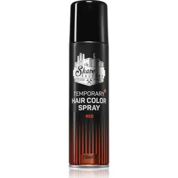 Stylingový přípravek The Shave Factory Temporary Hair Color Spray sprej na vlasy odstín Red 150 ml
