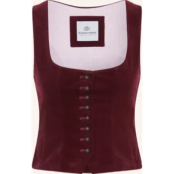 Dámská vesta Hammerschmid Dámská Krojová Vesta Riva, tmavě červená, 40
