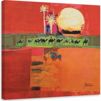 Obraz OBRAZ NA PLÁTNĚ Afrika Egypt Abstrakce 50x50