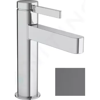 Hansgrohe Finoris Umyvadlová baterie, s výpustí, CoolStart, EcoSmart, kartáčovaný černý chrom, 76025340