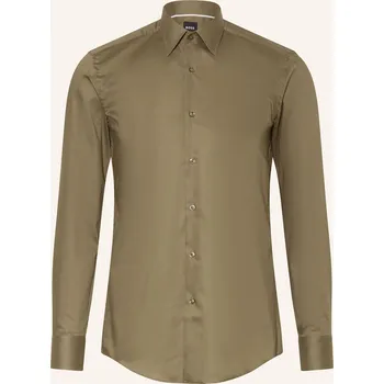 Pánská košile Boss Pánská Košile Hank Slim Fit, olivová, 42