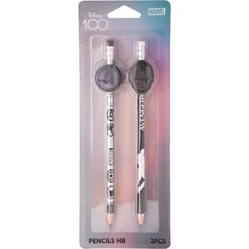 Grafitová tužka Tužka s gumou Coolpack, školní tužka s motivem Disney pro děti, HB, 2 ks