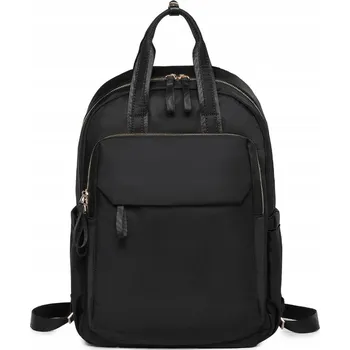 Městský batoh Černý Dámský Batoh Elegantní Látkový Lehký Voděodolný Prestigio