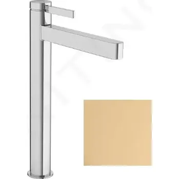 Vodovodní baterie Hansgrohe Finoris Umyvadlová baterie, s výpustí Push-Open, CoolStart, EcoSmart, kartáčovaný bronz, 76072140