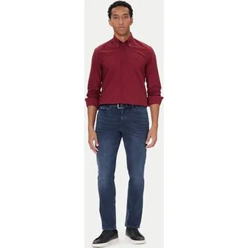 Pánská móda BOSS Košile H-Roan 50544917 Červená Slim Fit M