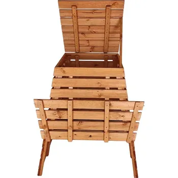 Kompostér Krušnohorský Nábytek Dřevěný kompostér Pyramida 800 litrů 3HPK