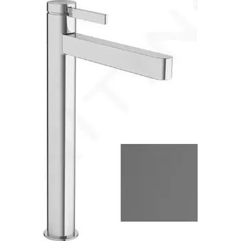 Vodovodní baterie Hansgrohe Finoris Umyvadlová baterie, s výpustí Push-Open, CoolStart, EcoSmart, kartáčovaný černý chrom, 76072340