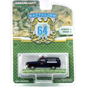 autíčko Chevrolet M1009 CUCV USA AIR FORCE Military Police 1984 1:64 CHEVROLET M1009 - kovový model