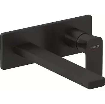 Vodovodní baterie Kludi Renon Umyvadlová baterie pod omítku, 2-otvorová instalace, broušený Gunmetal, 42245N275