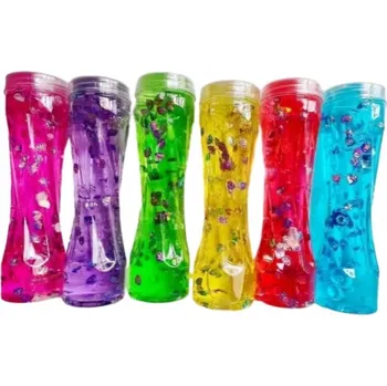 Modelovací hmota TEKUTÁ PLASTELÍNA SLIME SLIZ MUŠLE PERLIČKY