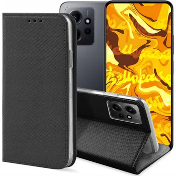 Pouzdro na mobilní telefon Pouzdro s klopou Hello Case pro Xiaomi Redmi Note 12 4G, černé