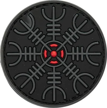 Nášivka Plastové 3D patche 3D gumová nášivka HELM OF AWE Patch - Černá