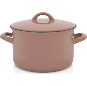 Hrnec METALAC Metalac, Hrnec s poklicí 20 cm, 4 l BERYL moka (4)