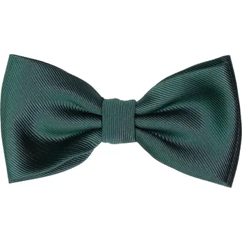 Motýlek Smaragdově zelený pánský motýlek s vyšitými proužky