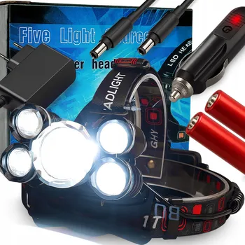 Čelovka Čelovka ARSA GO 5x LED akumulátorová hliníková černá IPX 5