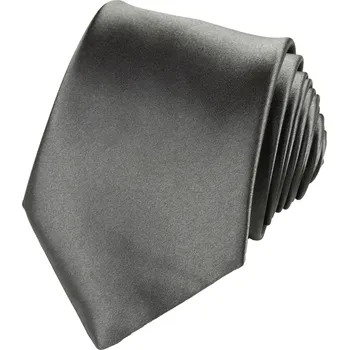 Kravata Grafitově šedá pánská kravata