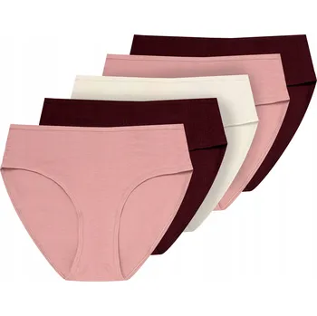 Dámské spodní prádlo HENDERSON dámské kalhotky kalhotky vysoké 5PAK multipack bavlněné L