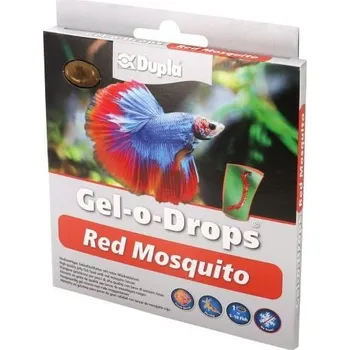 Krmivo pro rybičky DUPLA Gel-o-Drops Red Mosquito gelové krmivo s larvami červených komárů pro všechny tropické okrasné ryby 12x2g