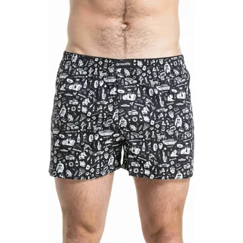 Trenýrky Meatfly pánské trenýrky Agostino Riot Act Seamless Double Pack | Mnohobarevná | Velikost M