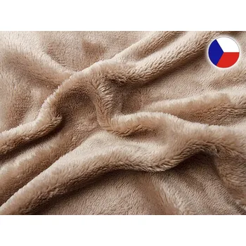 Prostěradlo Prostěradlo mikroflanel SLEEP WELL 120x200 Čokoláda