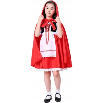 Karnevalový kostým KOSTÝM ČERVENÁ KARKULKA POHÁDKA DĚTSKÝ M