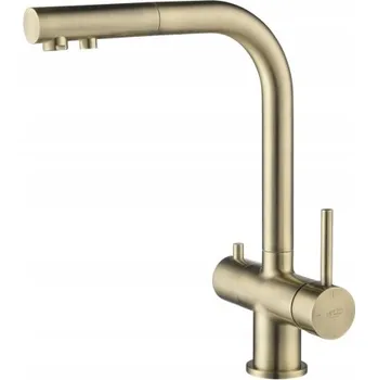 Vodovodní baterie Kuchyňská stojánková baterie Blue Water Apala 4-cestná zlatá