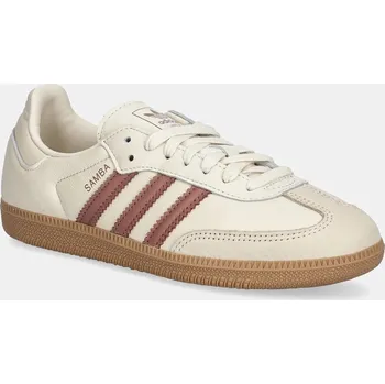 Dámská obuv Kožené tenisky adidas Originals Samba Og JS1361 béžová 80X, EUR 35.5